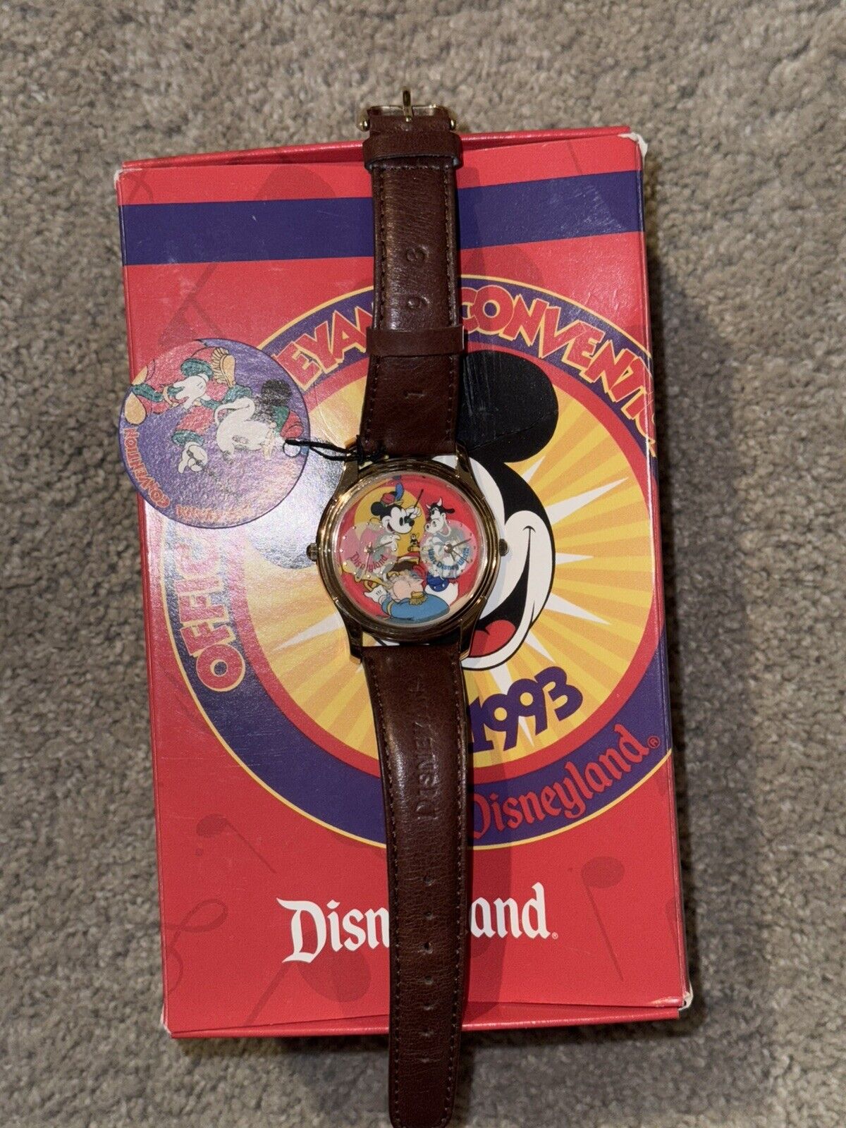 Vintage 1993 DISNEYANA Disney Convention WATCH - BANDLEADER LE 1800 Brand NWT