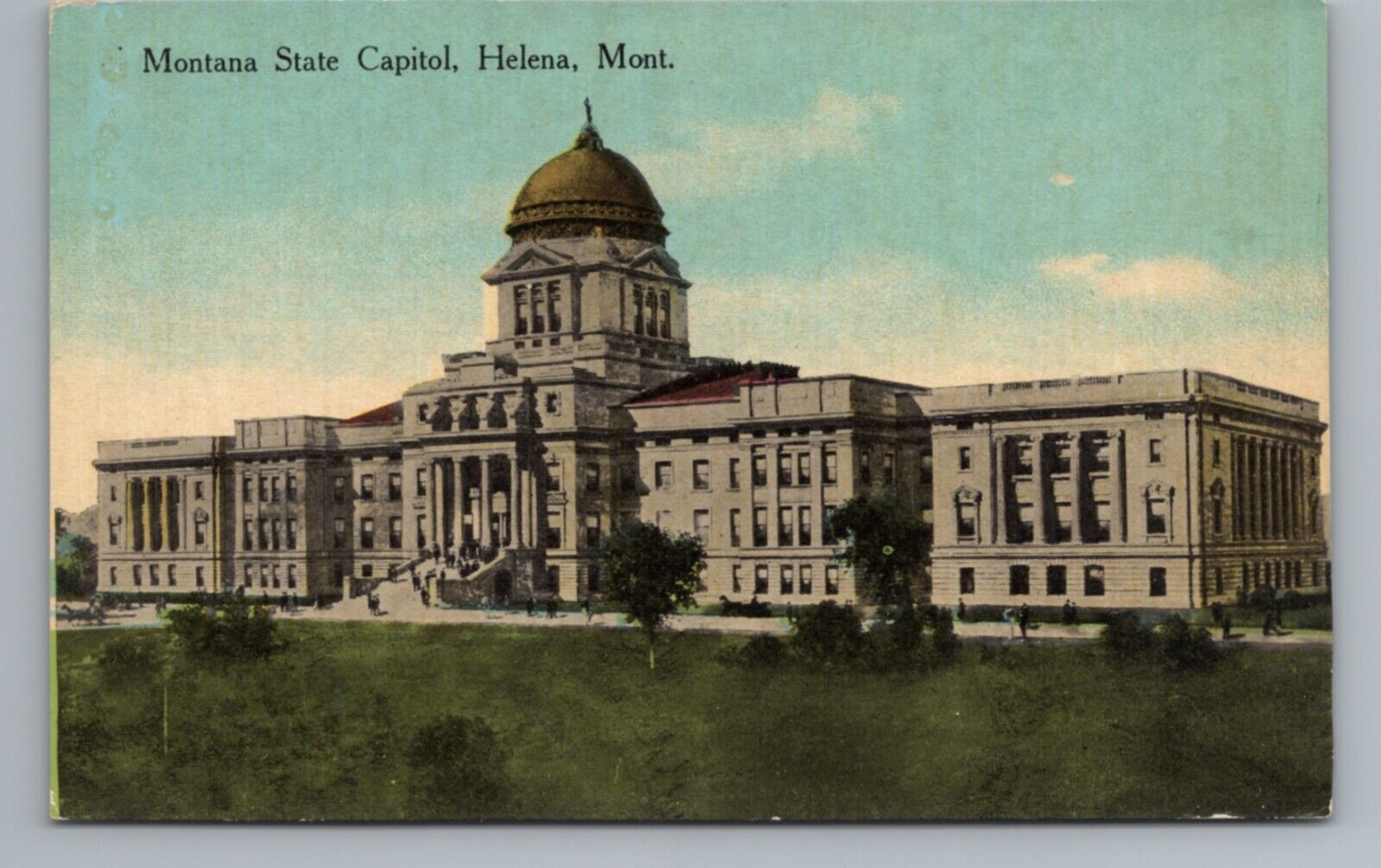 Montana State Capitol Helena Montana Postcard
