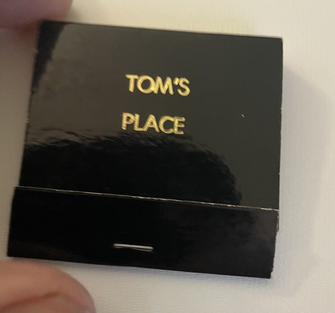 Vintage 1960’s. Tom’s Place . Large Matchbook Full Unstruck