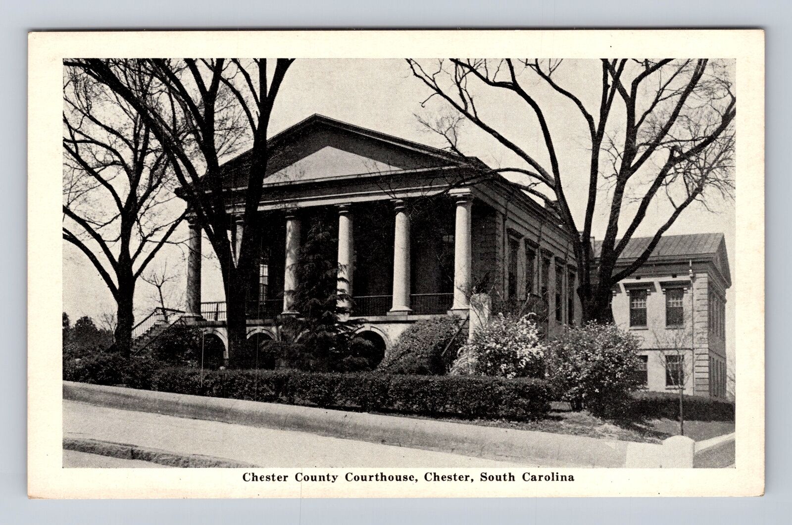 Chester SC-South Carolina, Chester County Courthouse, Antique Vintage Postcard
