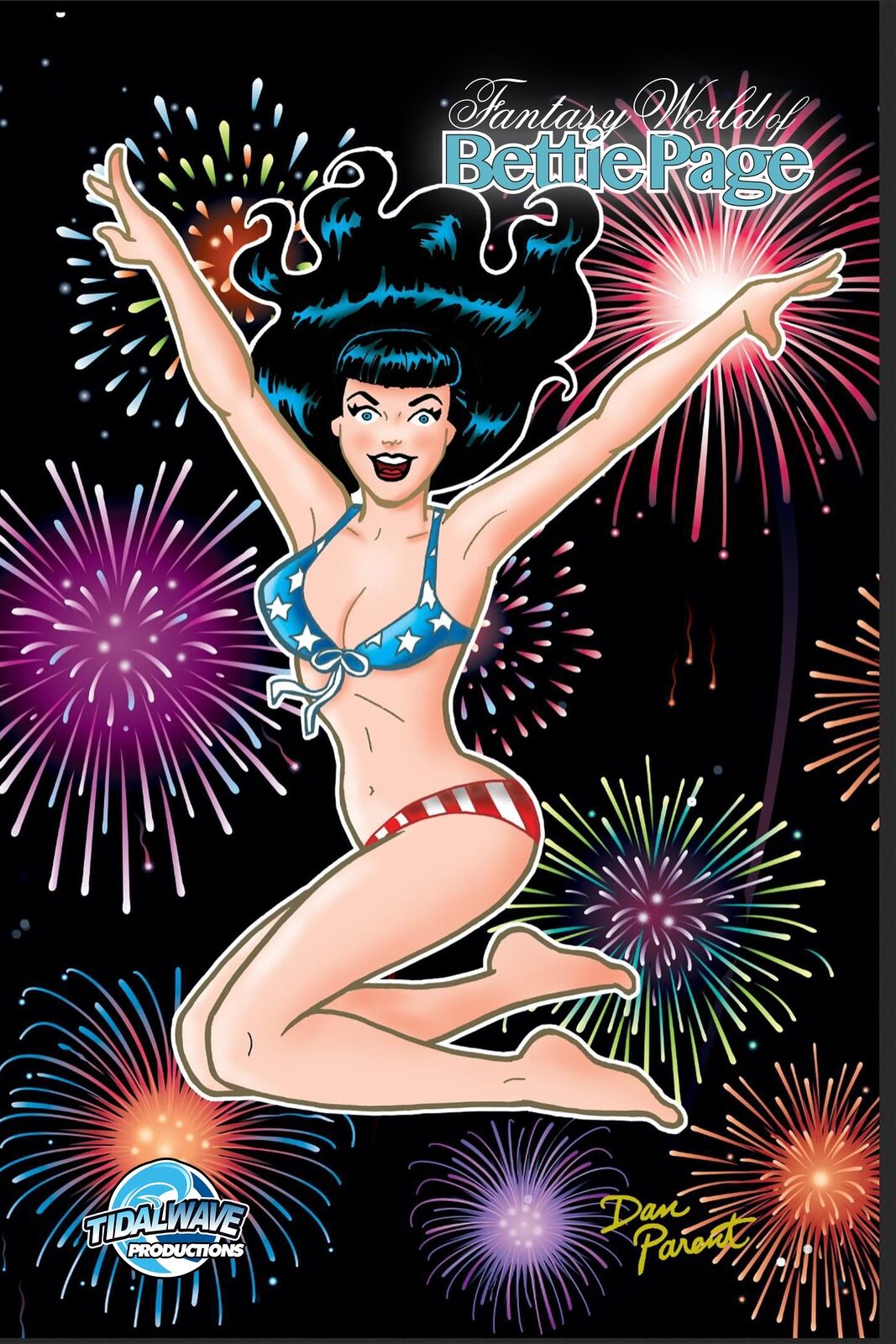 Fantasy World of Bettie Page Dan Parent 4th of July Exclusive