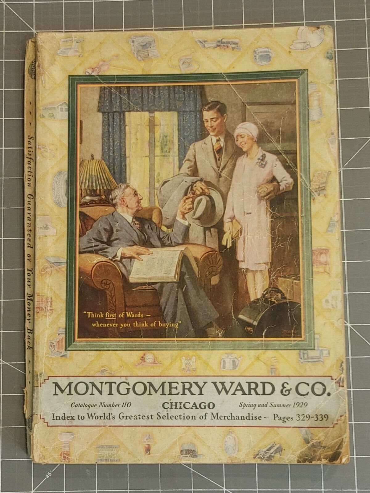 Scarce Original 1929 Montgomery Ward Spring & Summer Catalog No. 110 Chicago