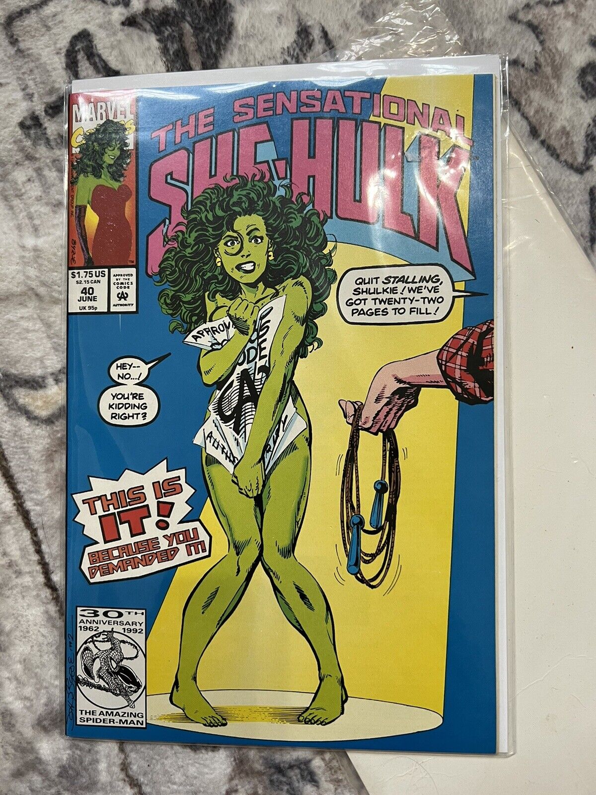 The Sensational She-Hulk #40 John Byrne (June 1992, Marvel Comics) Disney+