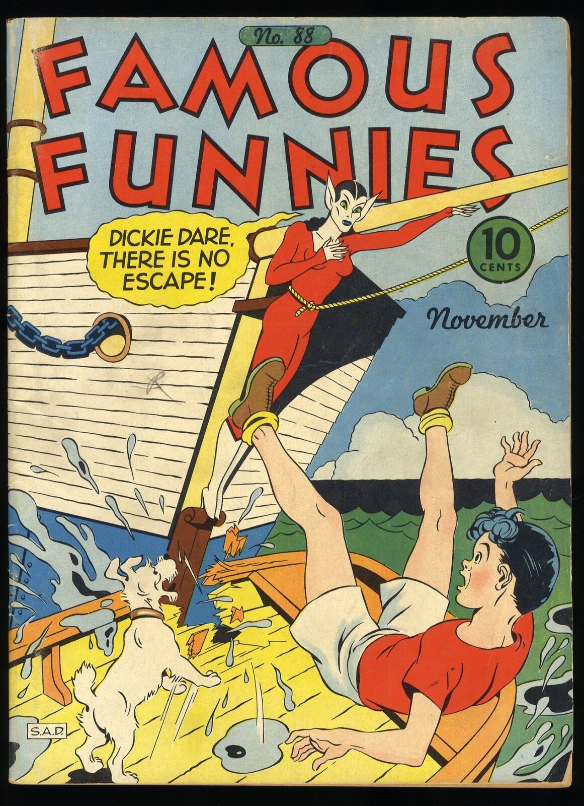 Famous Funnies #88 FN+ 6.5 Eastern Color
