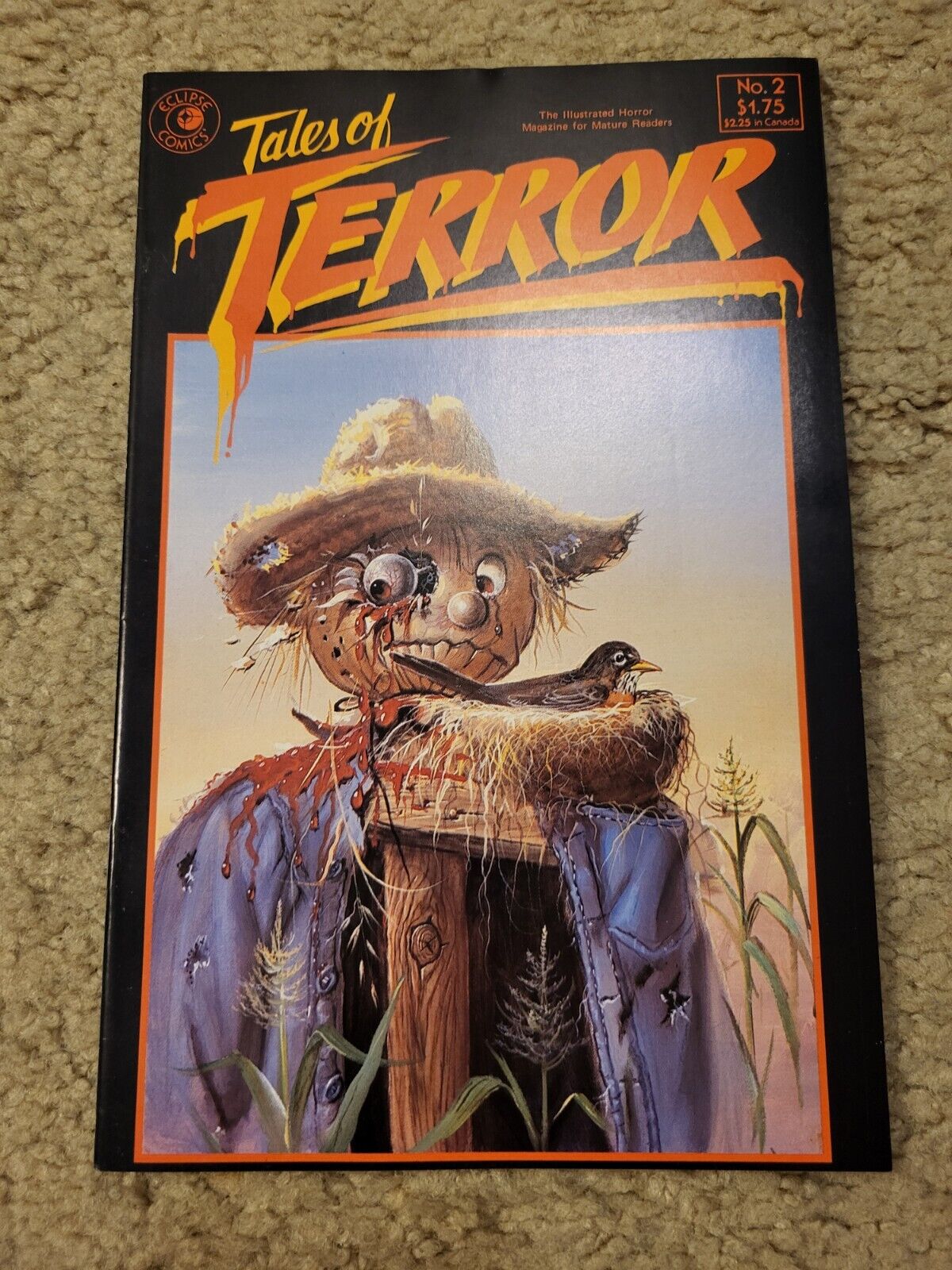 Tales Of Terror 2 Eclipse comics lot Buzz Dixon, Eric Vincent 1985 HIGH GRADE