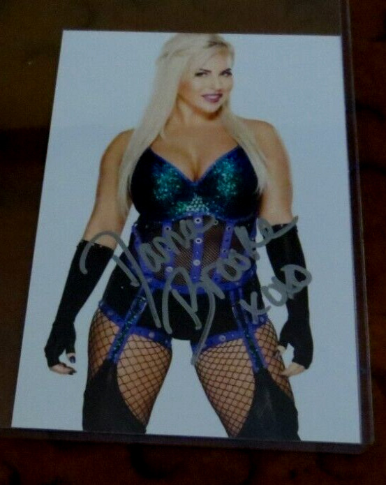 Dana Brooke Pro Wrestling signed autographed photo WWE  24/7 TNA Ash by Elegance