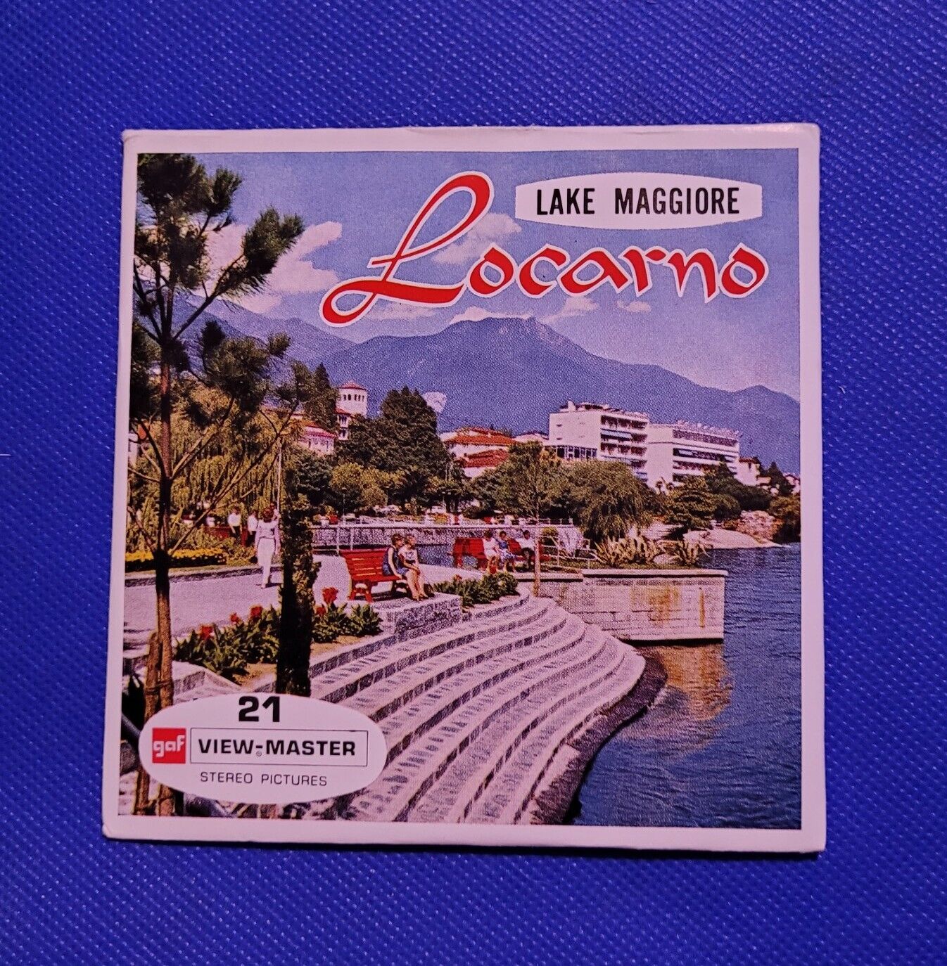 Gaf Vintage C142 E Locarno & Lake Maggiore Switzerland view-master Reels Packet