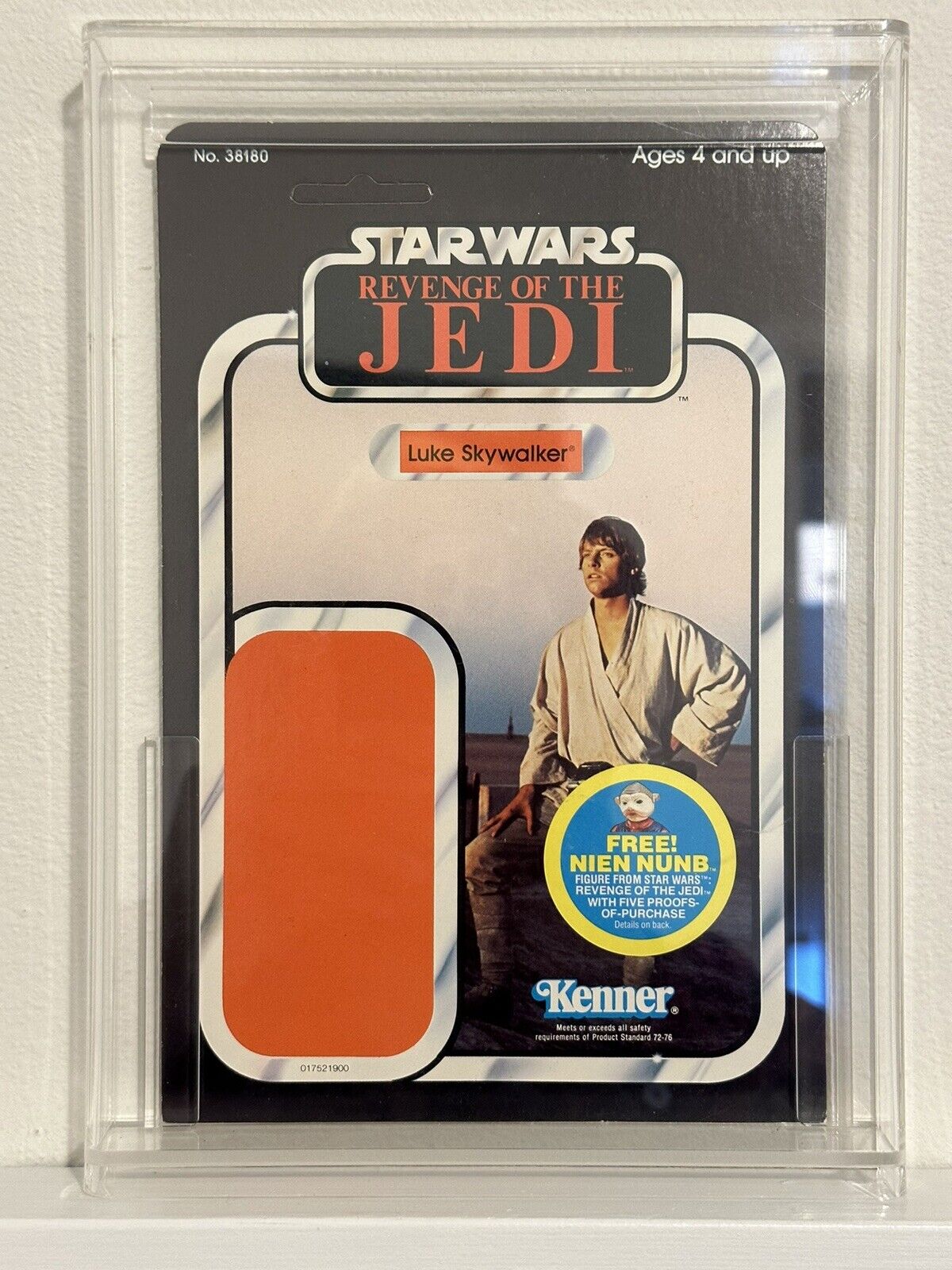 Kenner Star Wars Revenge Of The Jedi Luke Skywalker Proof Card