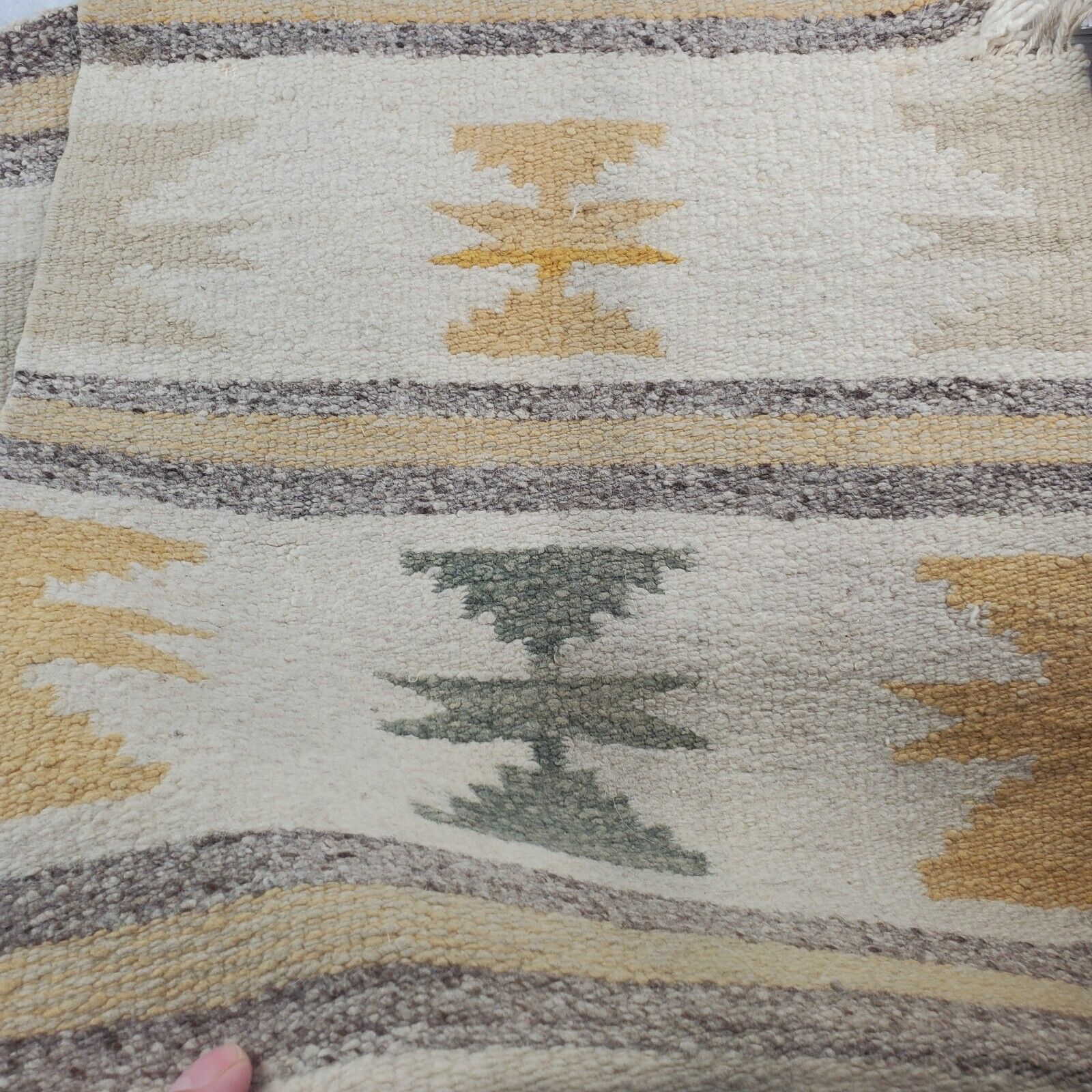Vintage Navajo Rug Wool 36
