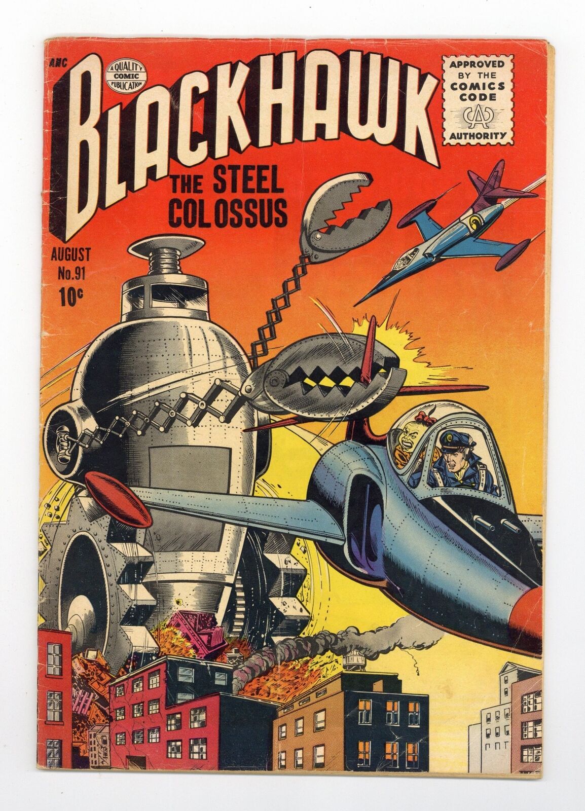 Blackhawk #91 GD/VG 3.0 1955