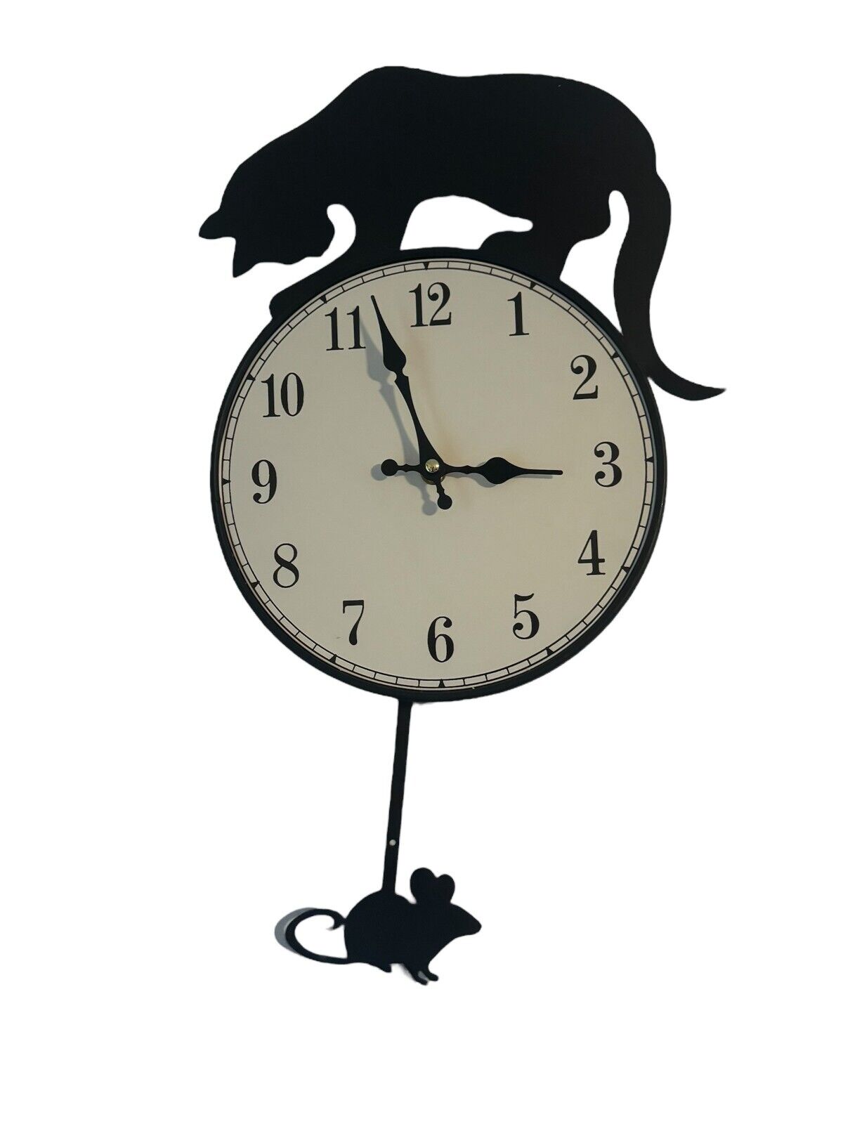Cat and Mouse Pendulum Clock by STX