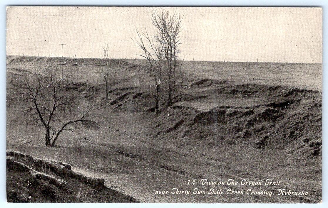 1910\'s 32 MILE CREEK NEBRASKA EZRA MEEKER OREGON TRAIL MONUMENT EXPEDITION