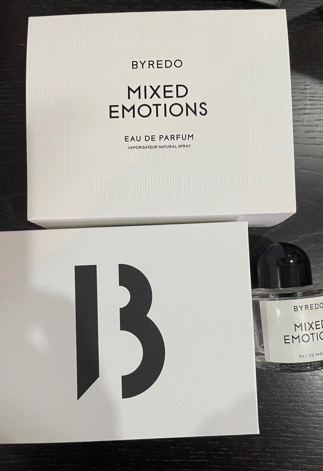 Genuine BYREDO MIXED EMOTIONS Empty Bottle Box And Sleeve Collectible Perfume