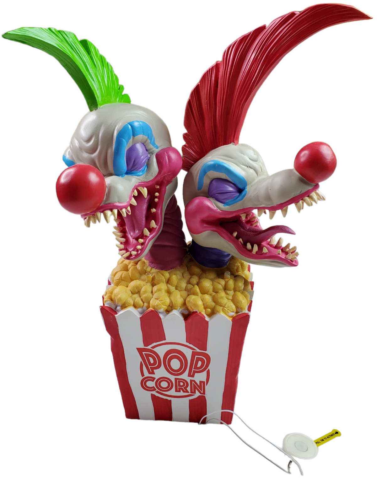 Spirit Halloween 2022 LED Killer Klowns From Outer Space Popcorn Light Up Statue