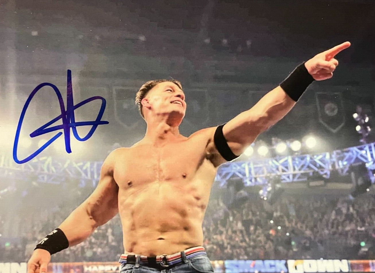 JOHN CENA (WWE: Wrestle Mania) Signed 7x5 inch Original Autograph Signature