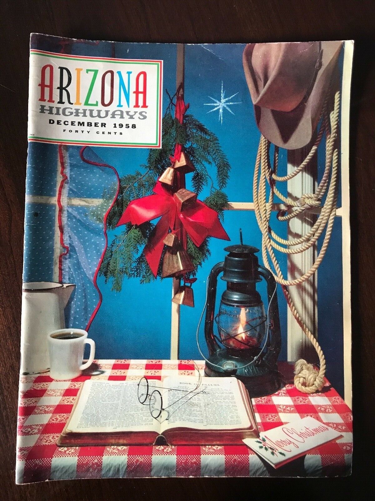 Arizona Highways Magazine December 1958 Vintage American Indian Art Scenery