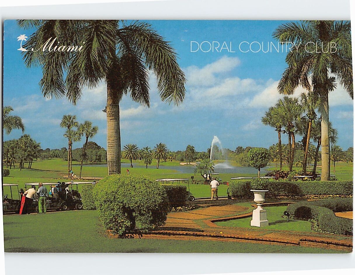 Postcard Doral Country Club, Miami, Florida