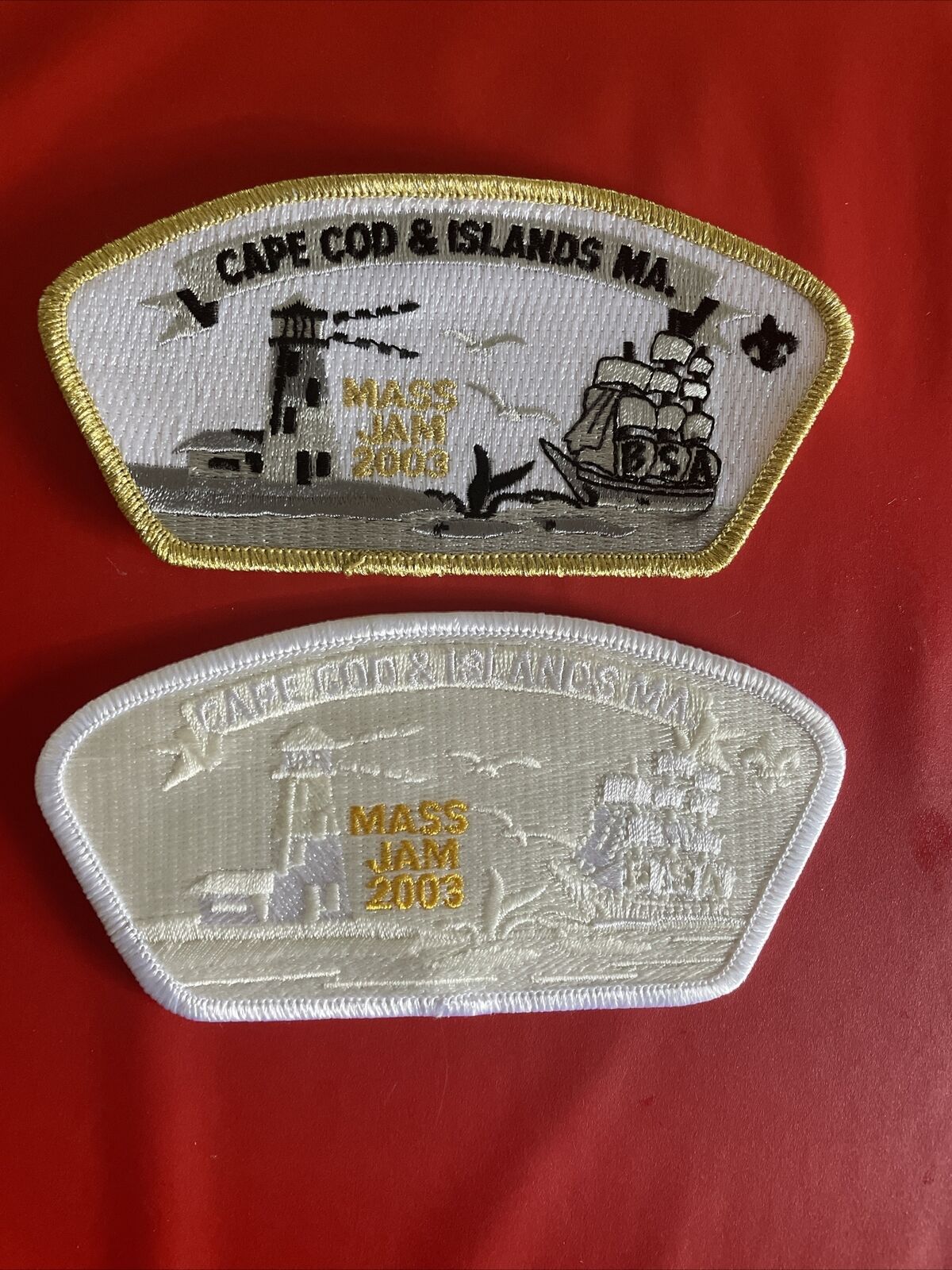 Boy Scouts- Cape Cod & Islands- MassJam 2003  Lot Of 2