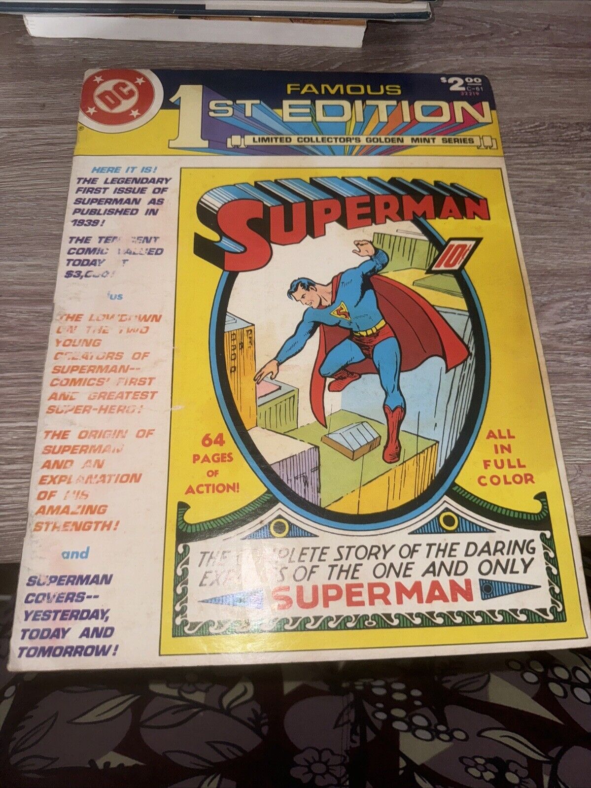 DC Comics Superman Famous 1st Edition Ltd. Ed. Giant Comic Book Vol. 8 1979 B5