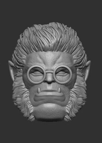Beast Hank McCoy X-Men custom head sculpt for 4\