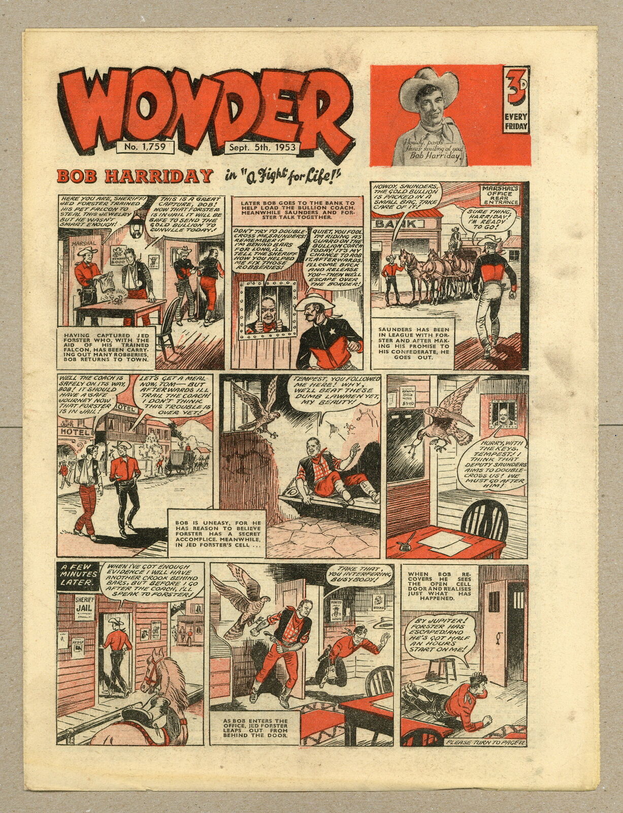 Wonder UK #1759 VG/FN 5.0 1953