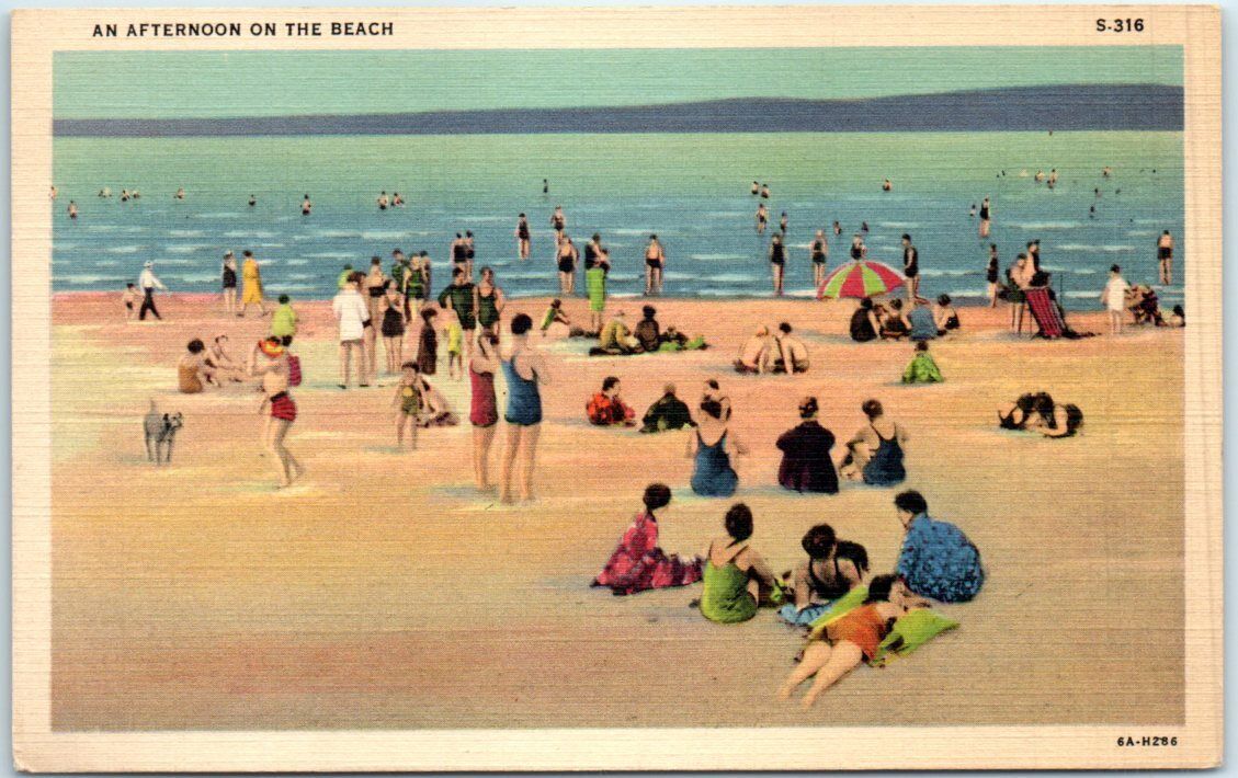 Postcard - An Afternoon on the Beach