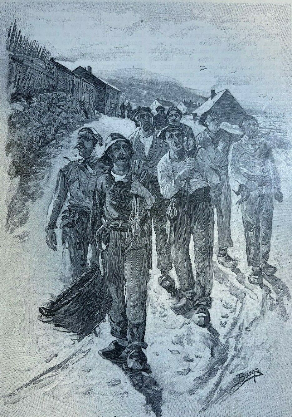 1884 St. Pierre Newfoundland Canada  illustrated