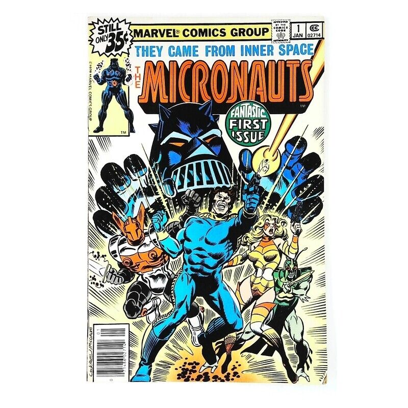 Micronauts #1 1979 series Marvel comics VF+ Full description below [a`