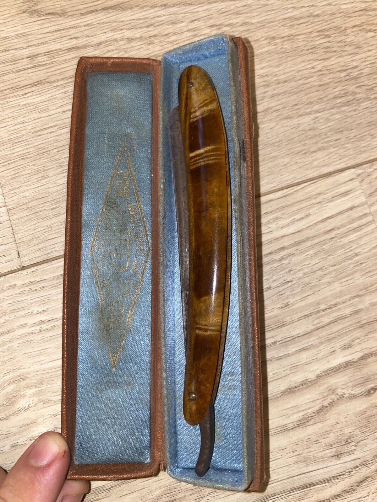 vintage SOVIET  Russia manual straight razor -  Extra 1965 made in the USSR