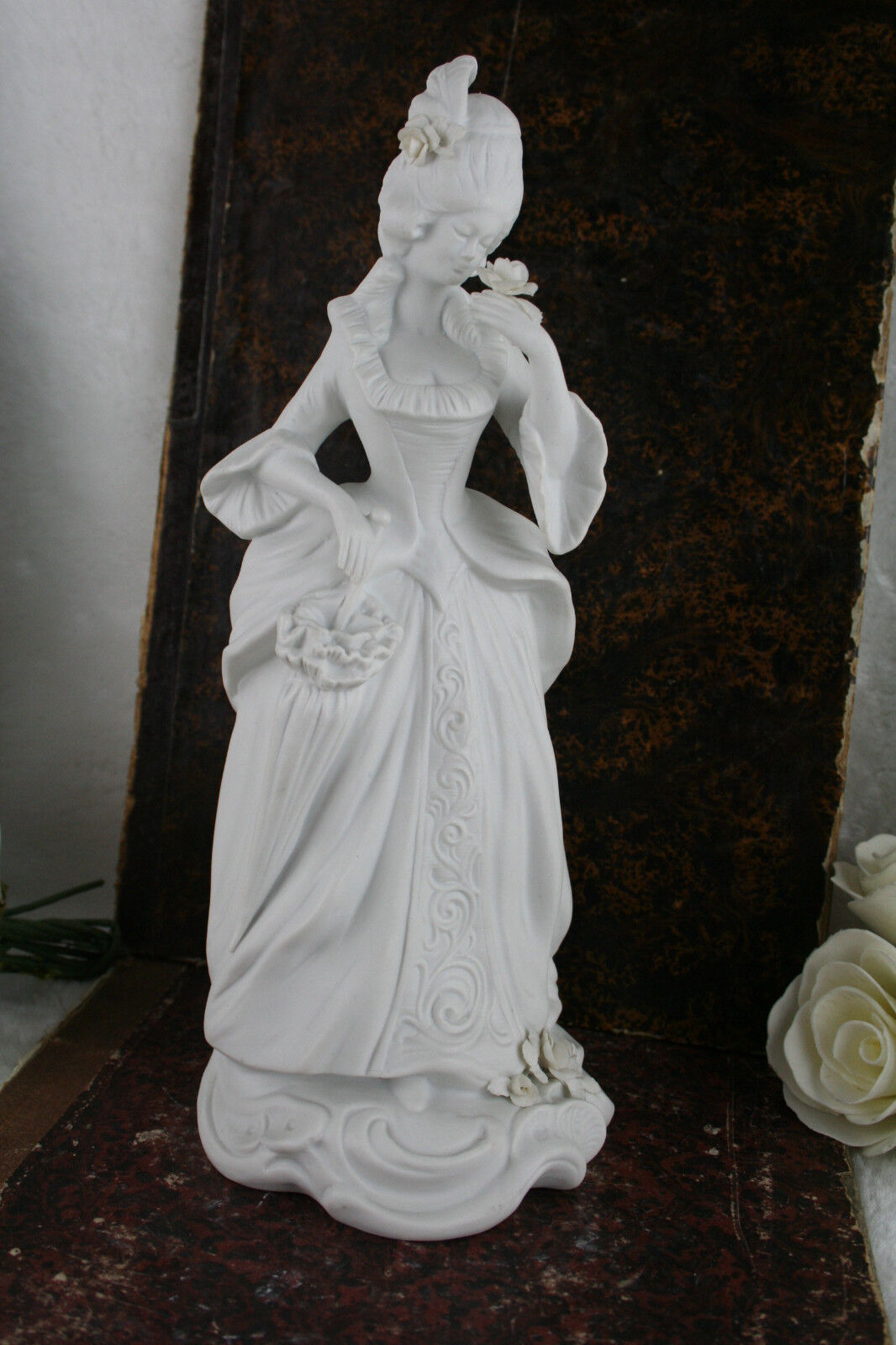 Vtg German Bisque porcelain Figurine statue marked 1950\'s 