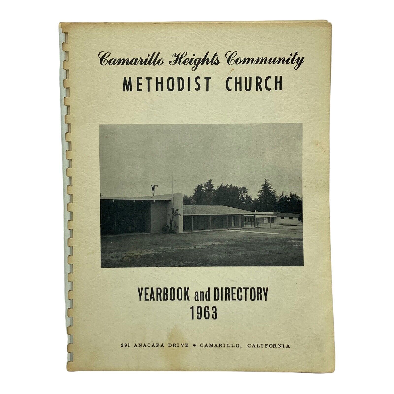 Camarillo CA Methodist Church Yearbook and Directory 1963 
