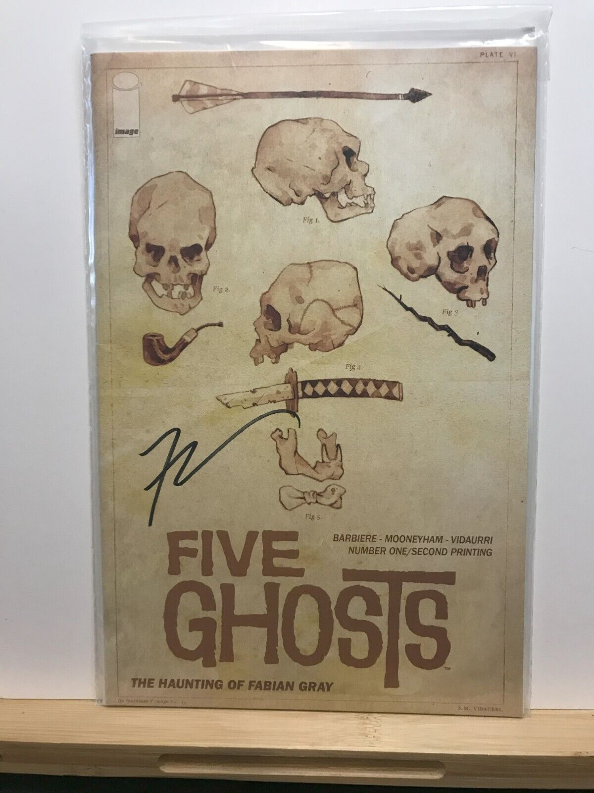 FIVE GHOSTS ISSUE #1 - Image 2nd Print - 2013 - Signed by Frank Barbiere - NM