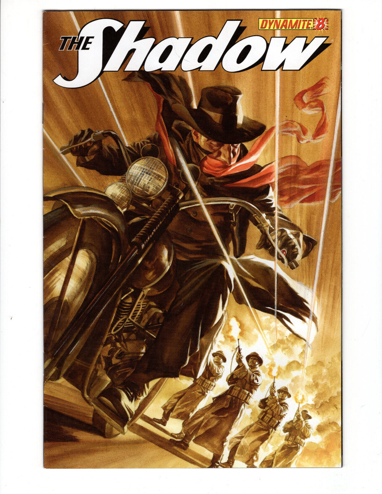 The Shadow #8A -ALEX ROSS Cover (Dynamite, 2012) 1st Print