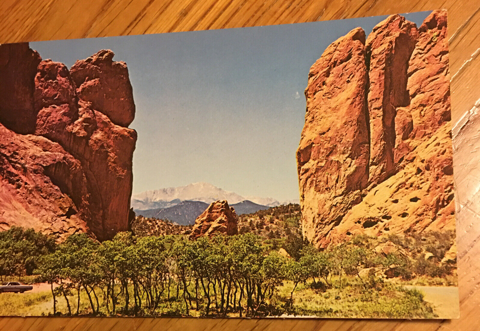 Vintage Postcard Pikes Peak Colorado Springs Colorado                      #11
