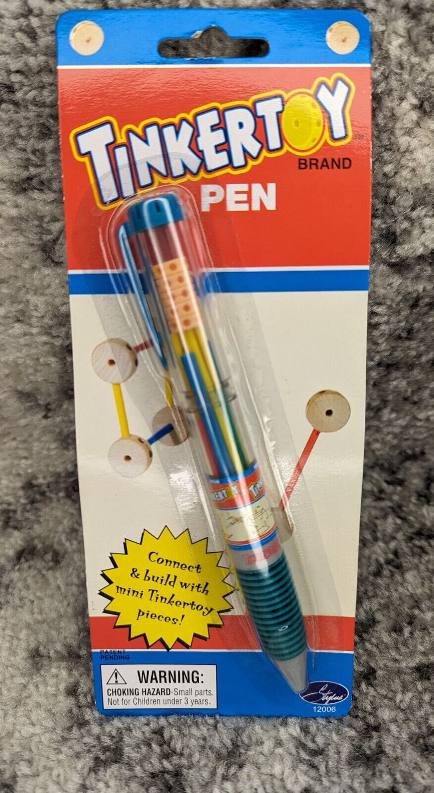 Vintage 2001 NEW Sealed TINKERTOY Game Pen RARE Collectible Hasbro Y2K 