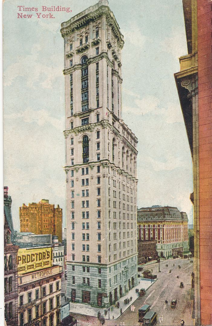 NEW YORK CITY - Times Building Postcard