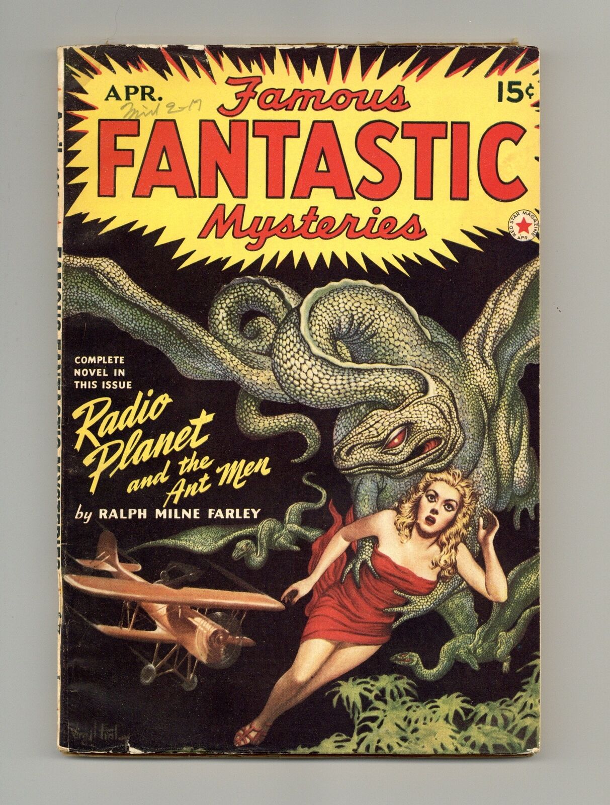Famous Fantastic Mysteries Pulp Apr 1942 Vol. 4 #1 VG/FN 5.0