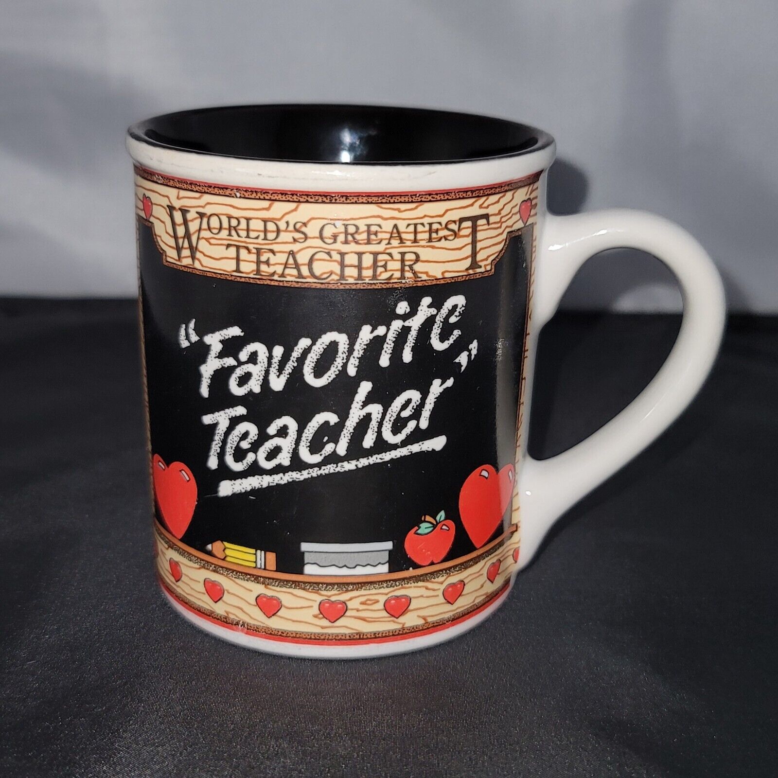 1992 Enesco - Worlds Greatest Teacher - Favorite Teacher - Coffer Cup