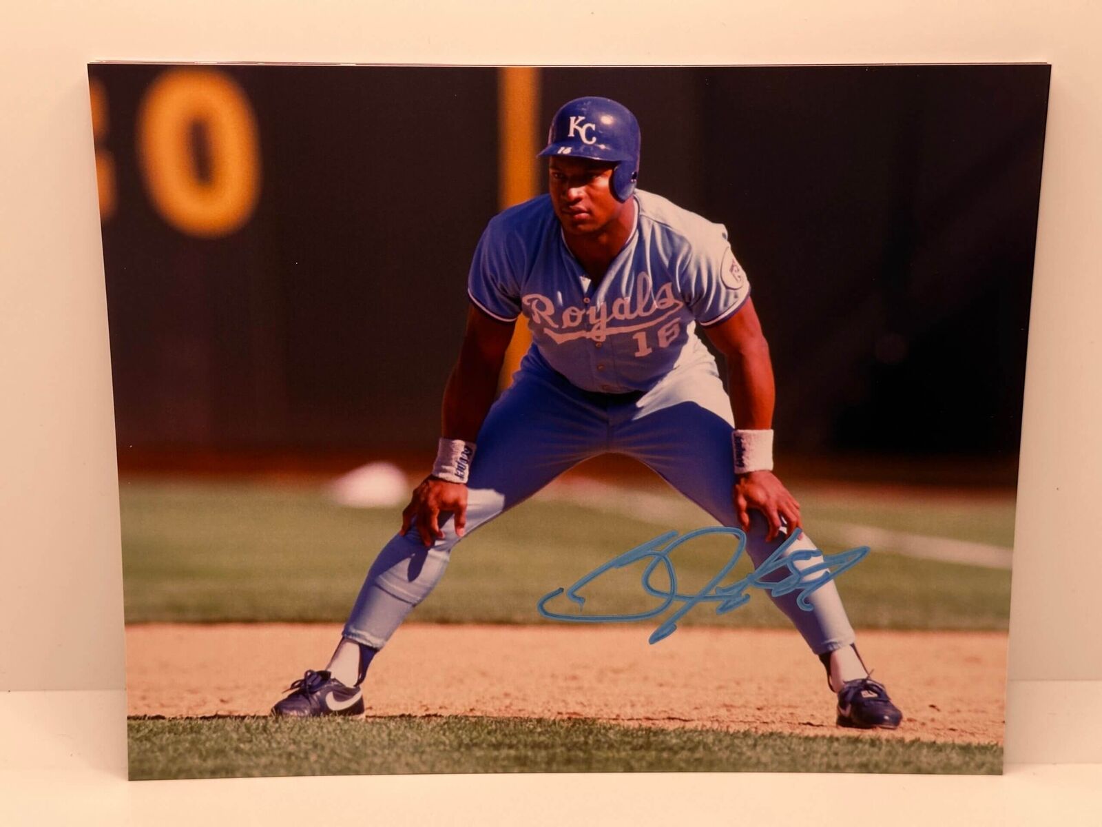 Barry Sanders Royals Signed Autographed Photo Authentic 8x10