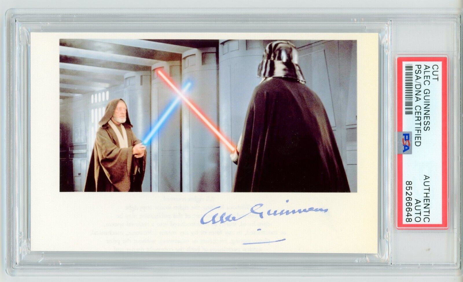 Alec Guinness ~ Signed Obi-wan Kenobi Autographed Star Wars ~ PSA DNA Encased