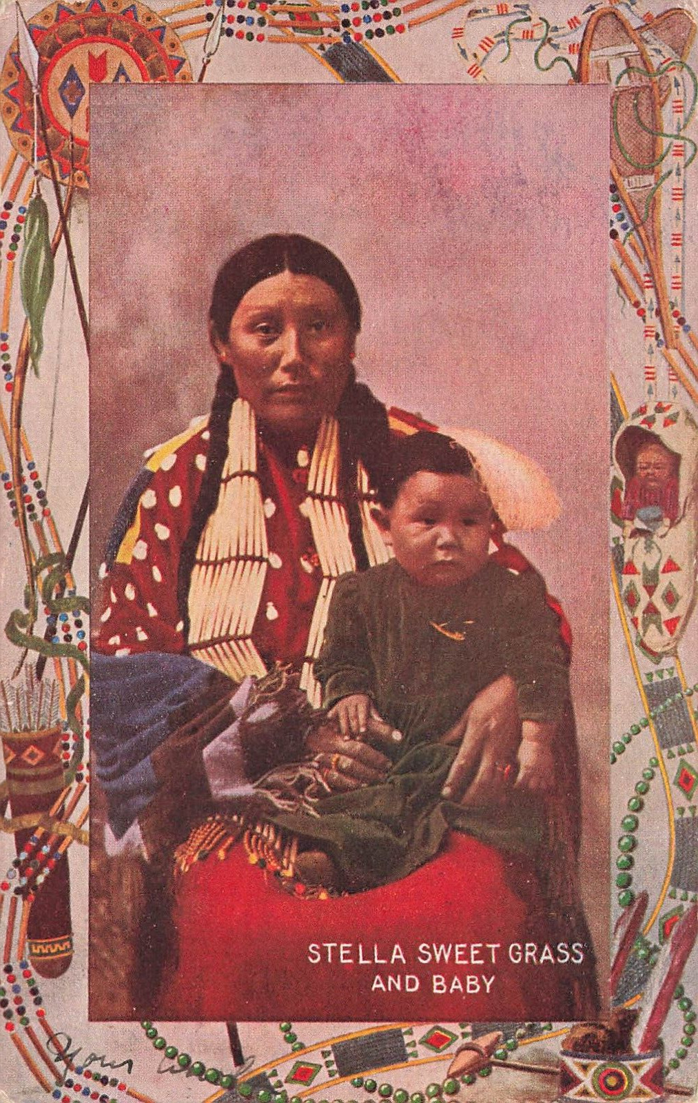 LP65 Canada Canadian Souvenir Postal Native Indigenous People 1906 Postcard