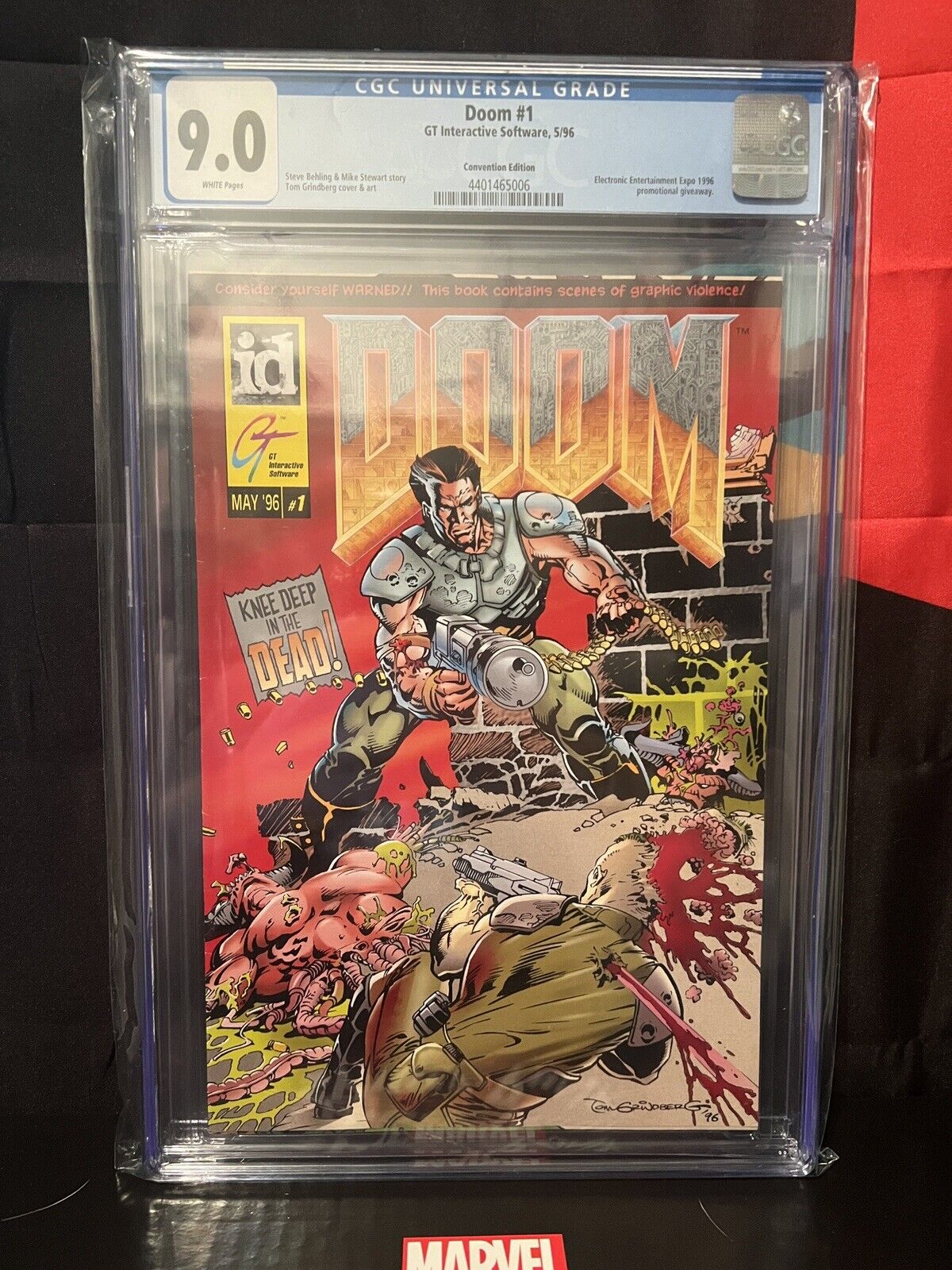 🔥DOOM #1 🔥NEW GAME ANNOUNCED CGC 9.0 GT 5/96 Convention Edition Video Game