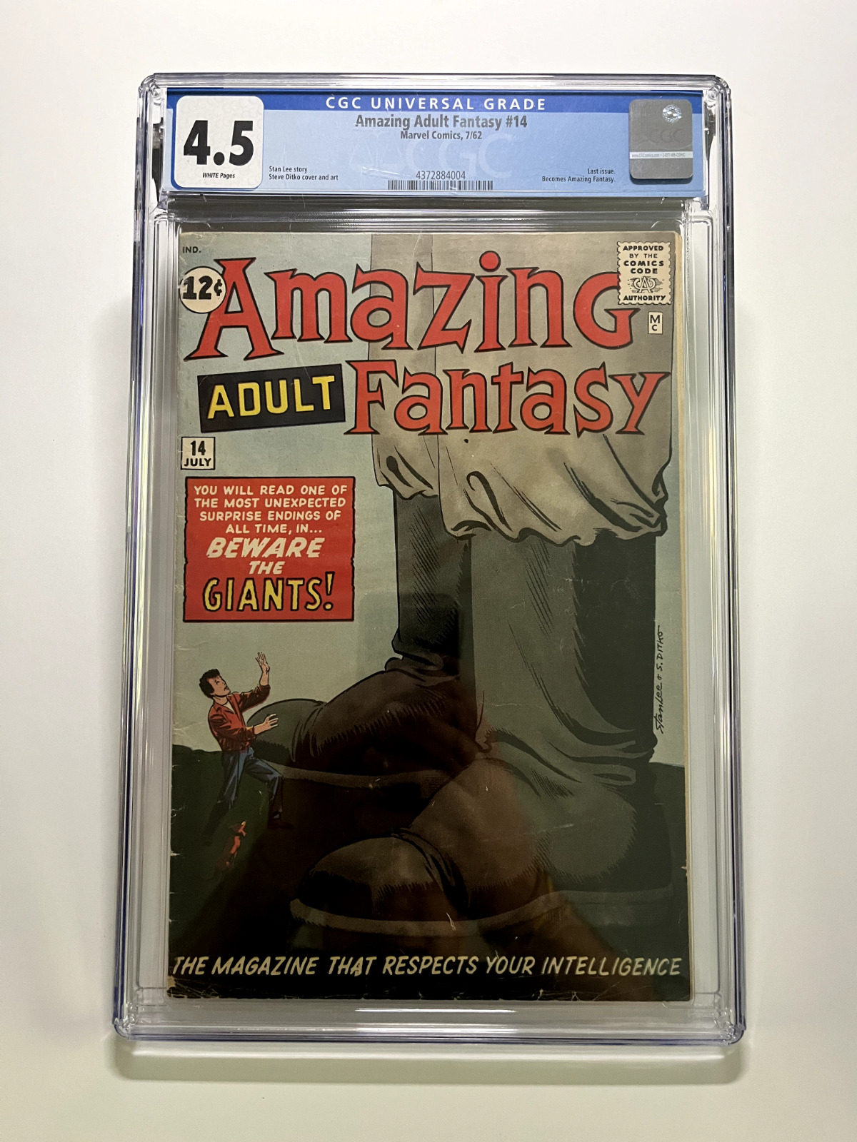 Amazing Adult Fantasy #14 CGC 4.5 (1962 Marvel Comics) Last Issue before AF 15