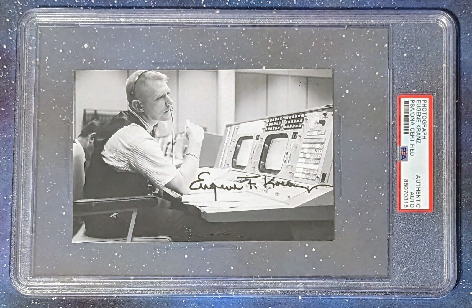 Eugene Gene Kranz Apollo 13 PSA/DNA Autographed Signed  Photo 🚀