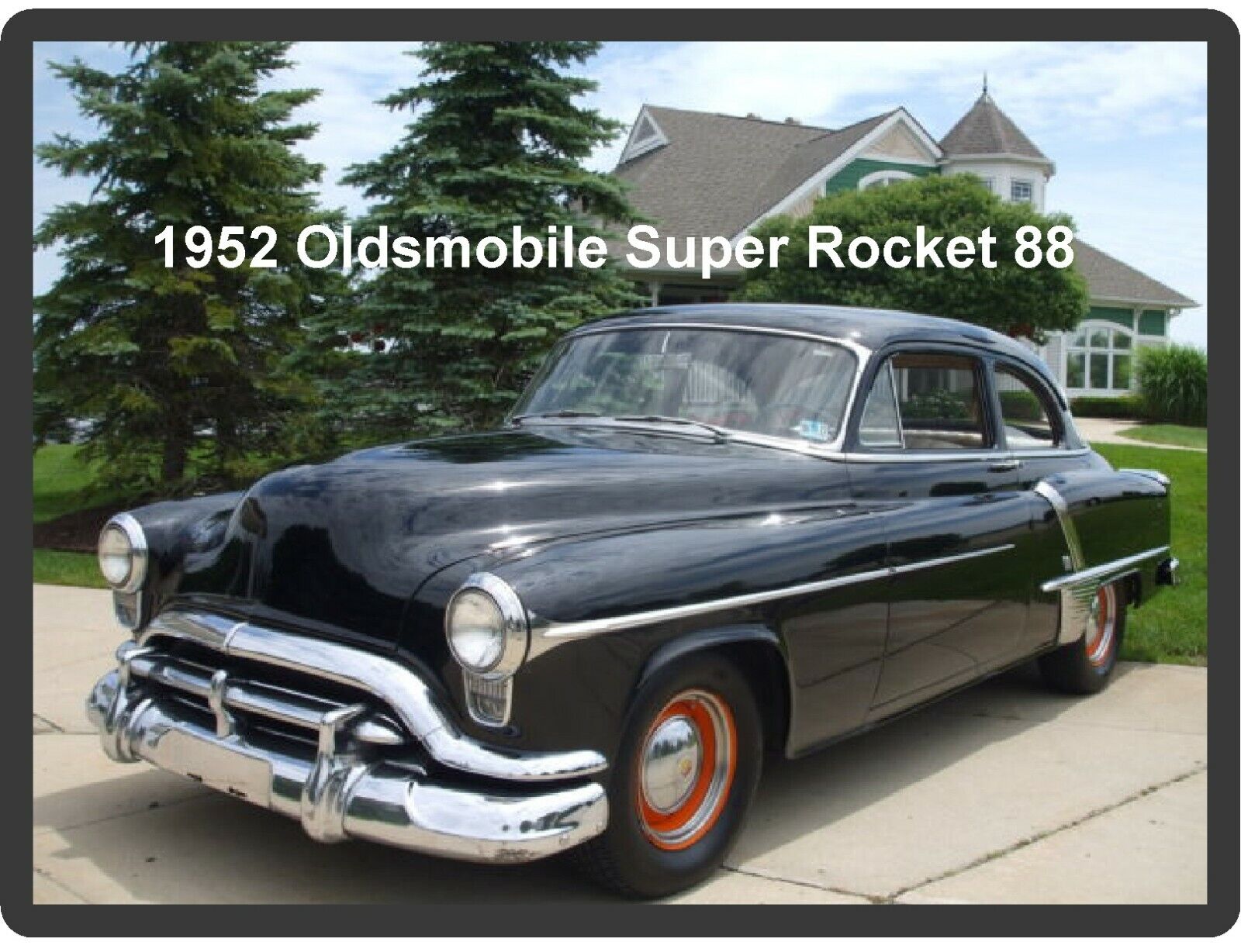 1952 Oldsmobile Super Rocket 88 Refrigerator / Tool Box Magnet