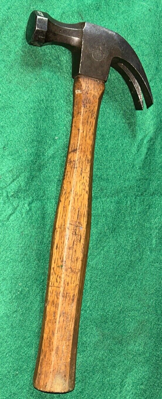 Vintage Blue Grass Belknap USA Claw Hammer 47 1 1/2lb Part Number On Handle HTF
