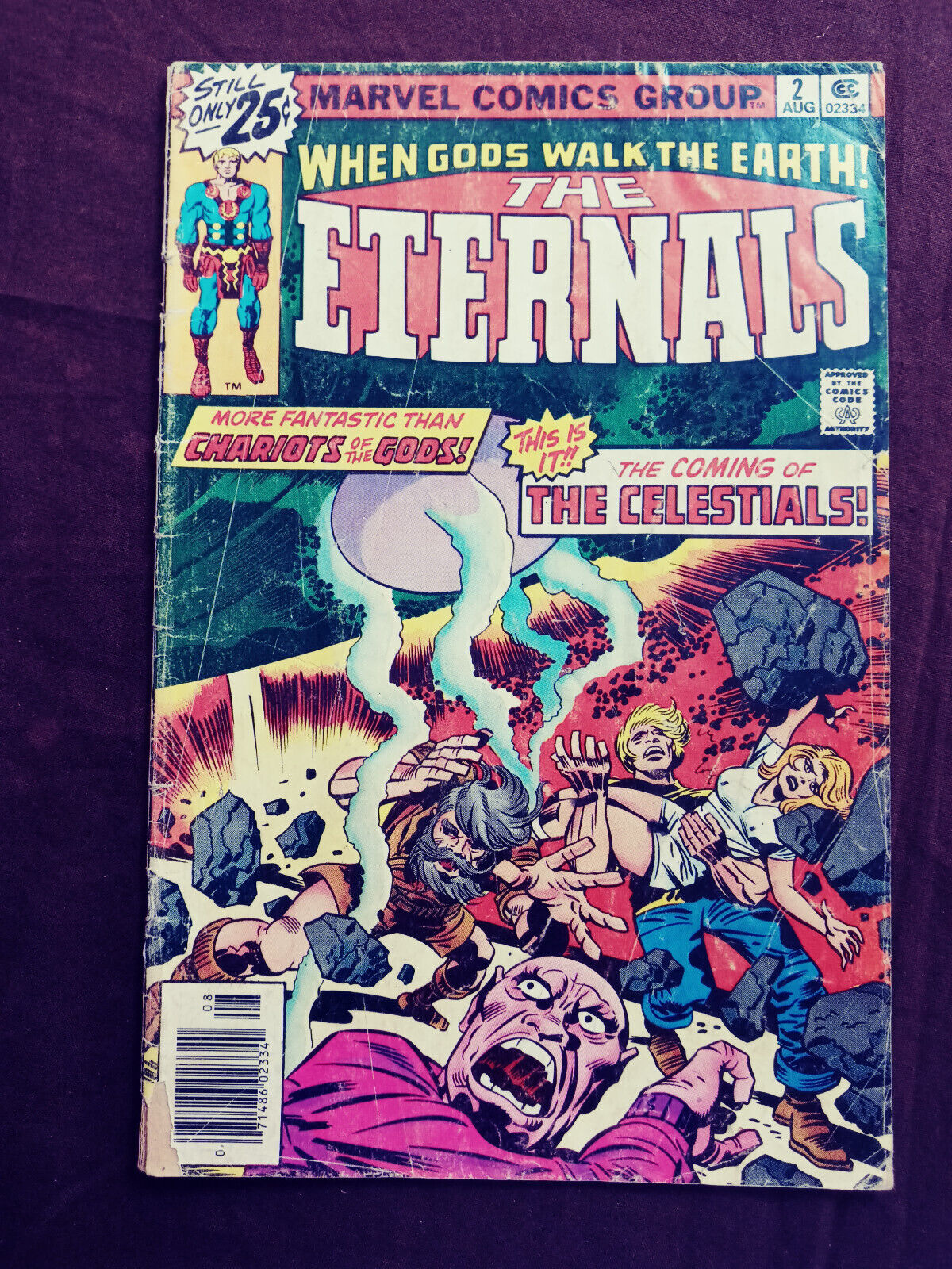 Eternals #2 *1st app of Celestials* Marvel 1976 comic