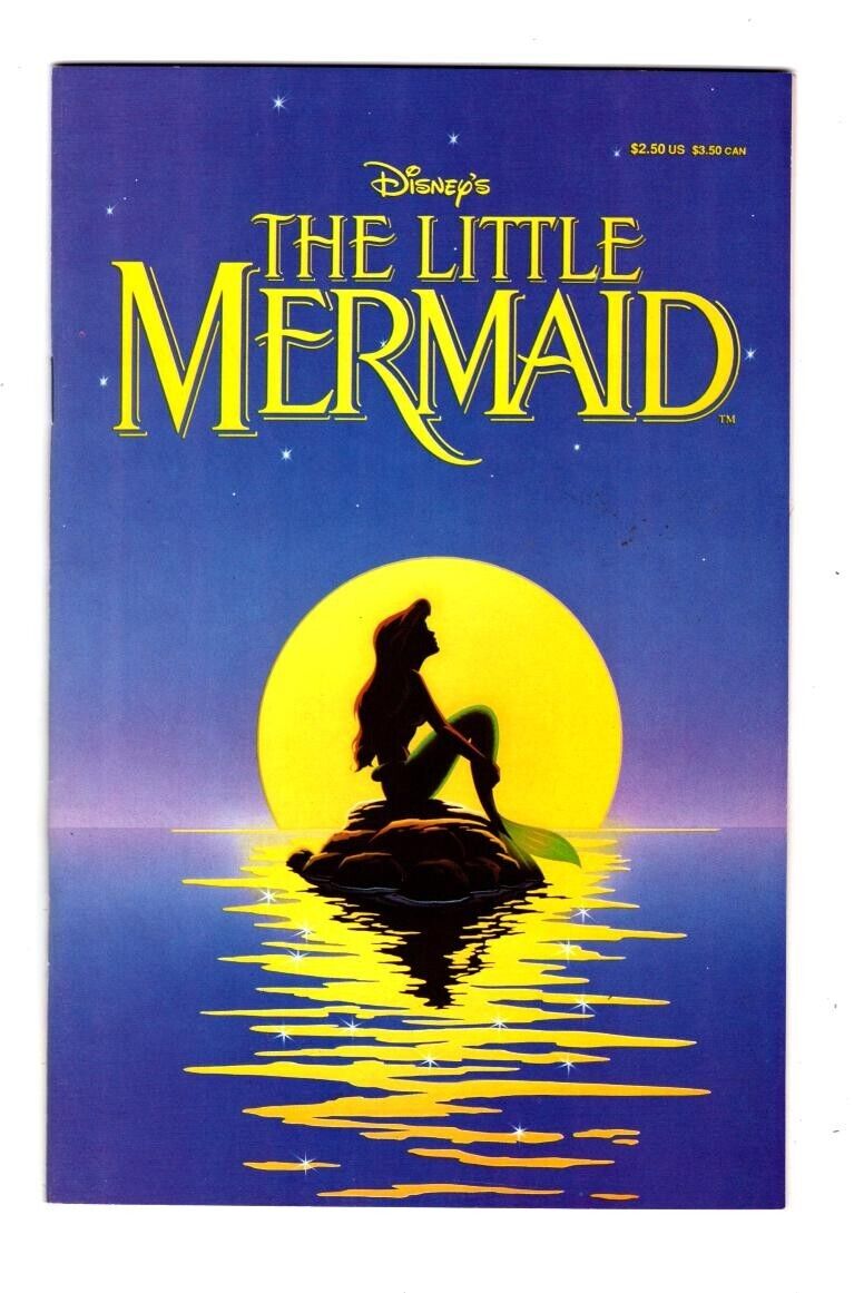 1992 DISNEY'S THE LITTLE MERMAID (VF/NM 9.0) OFFICIAL MOVIE ADAPTATION *