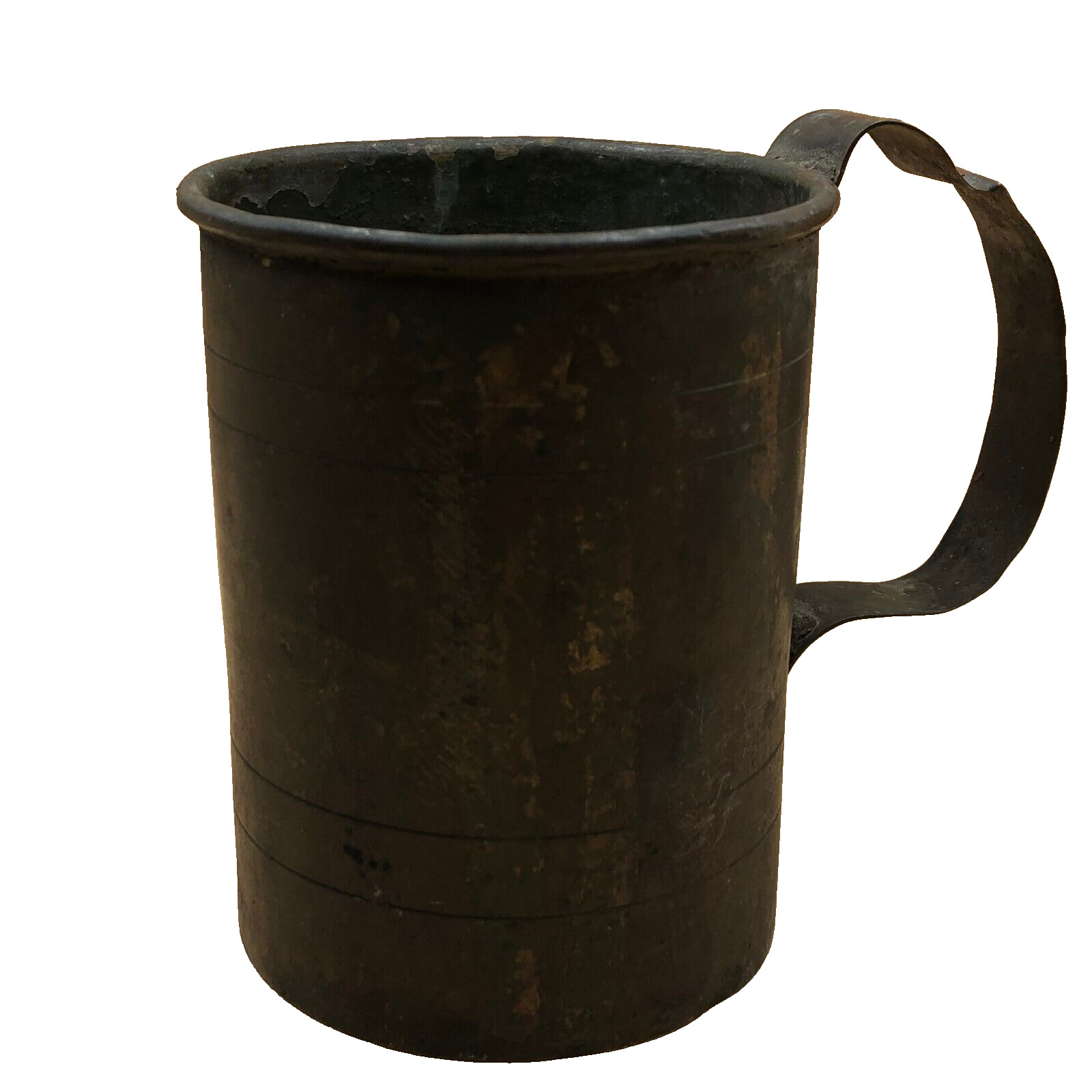 Original WW1 WWI German army Soldier's Cup from the positions of the eastern fro