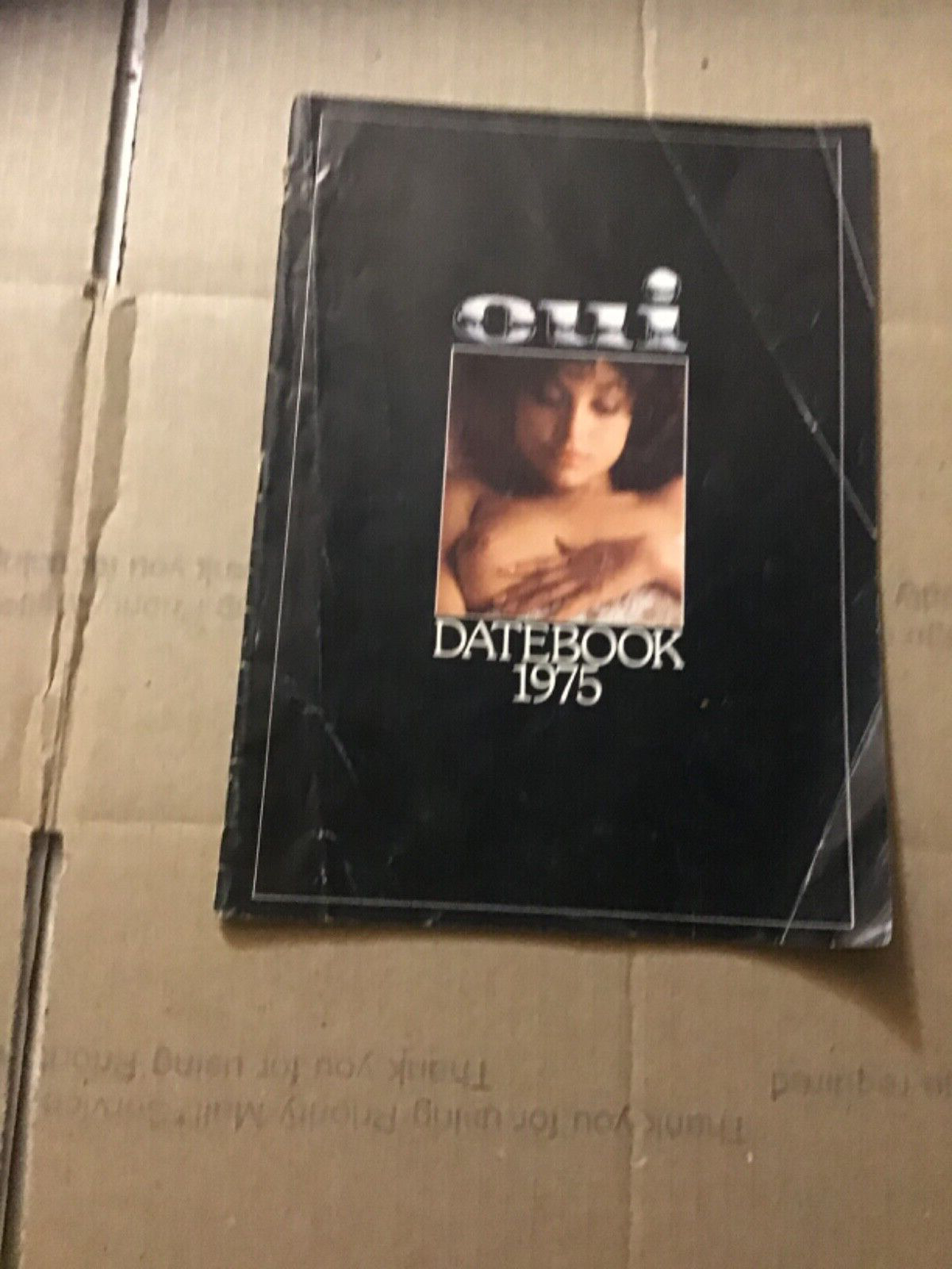 Vintage OUI 1975 DATEBOOK. RARE Find